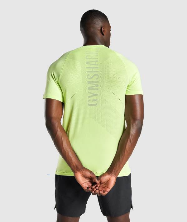 Panske Tricka Gymshark Apex Perform Zelene | FD1260795